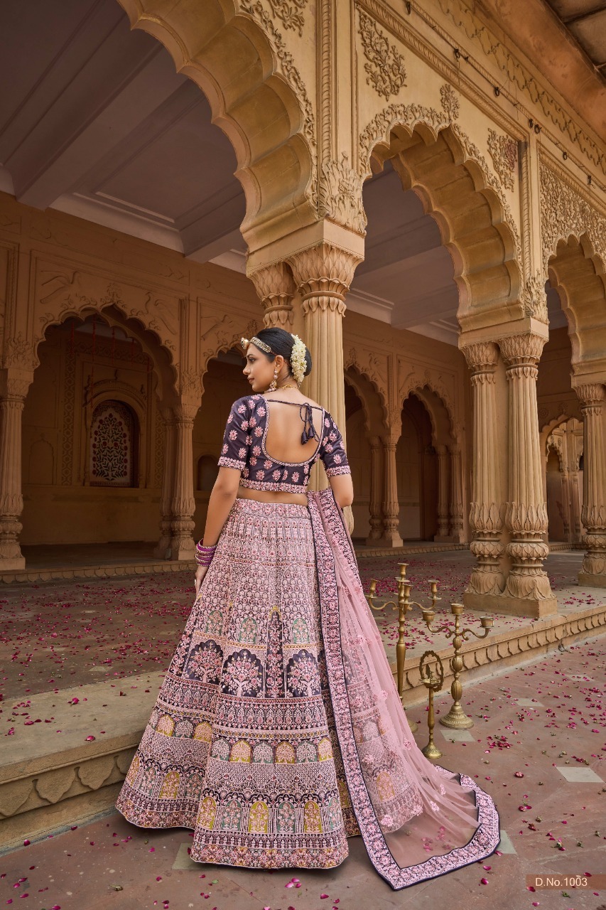 Ethnic Purple Color Art Silk Designer Traditional Wear Lehenga Choli  -1643131712 | Heenastyle
