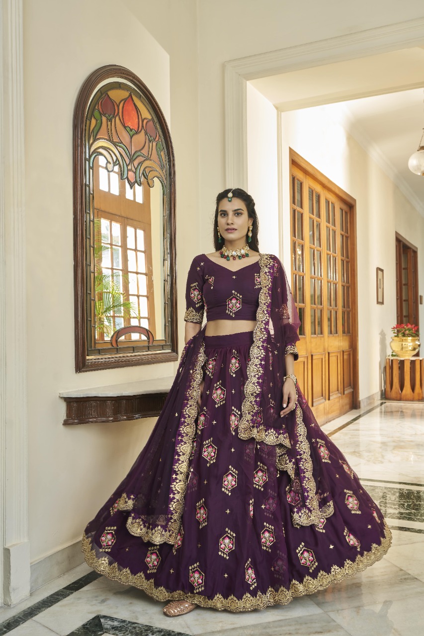Buy Beautiful Dola Silk Lehenga Choli, Indian Wedding Dress Ready to Wear  Lengha, Party Wear Lehenga Bridesmaids Ghagra Choli, Traditional Wear  Online in India - Etsy