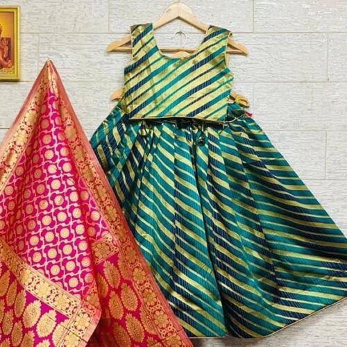 Pochampally Lehenga for kids | Pure silk ikkat lehenga - Pattu pavadai, Children  Lehenga, किड्स लहंगा - shilpa weaves, Pochampalle | ID: 2852929376773