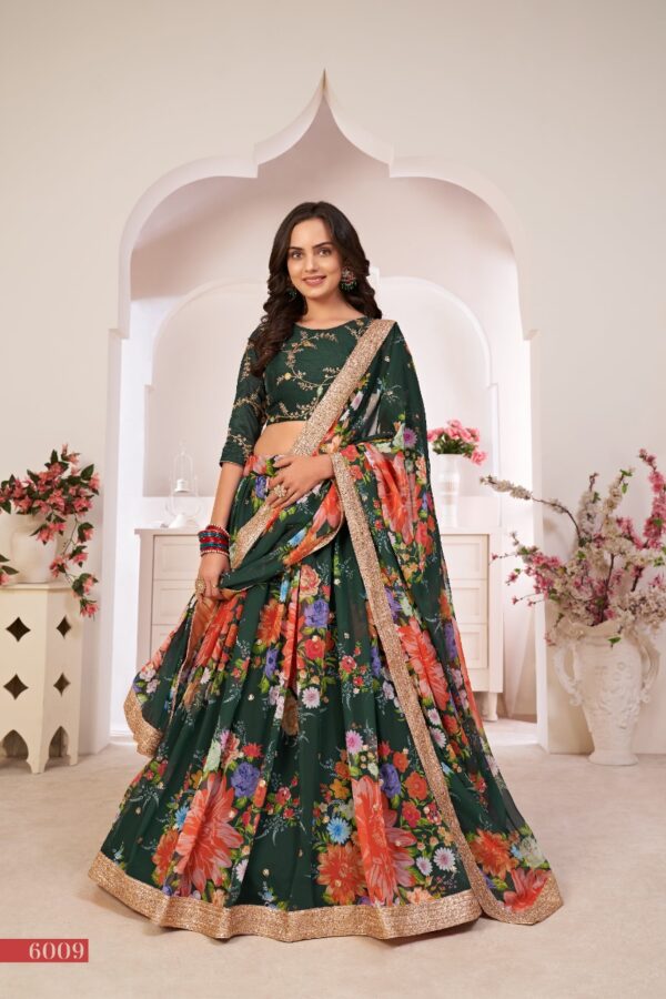 Buy Indian Bridal Lehenga Choli | Designer Wedding Lehengas Online UK:  Cream and Navy Blue