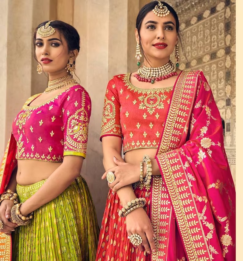 Trendy Latest Cream Bridal Designer Lehenga Choli Buy Now – Joshindia
