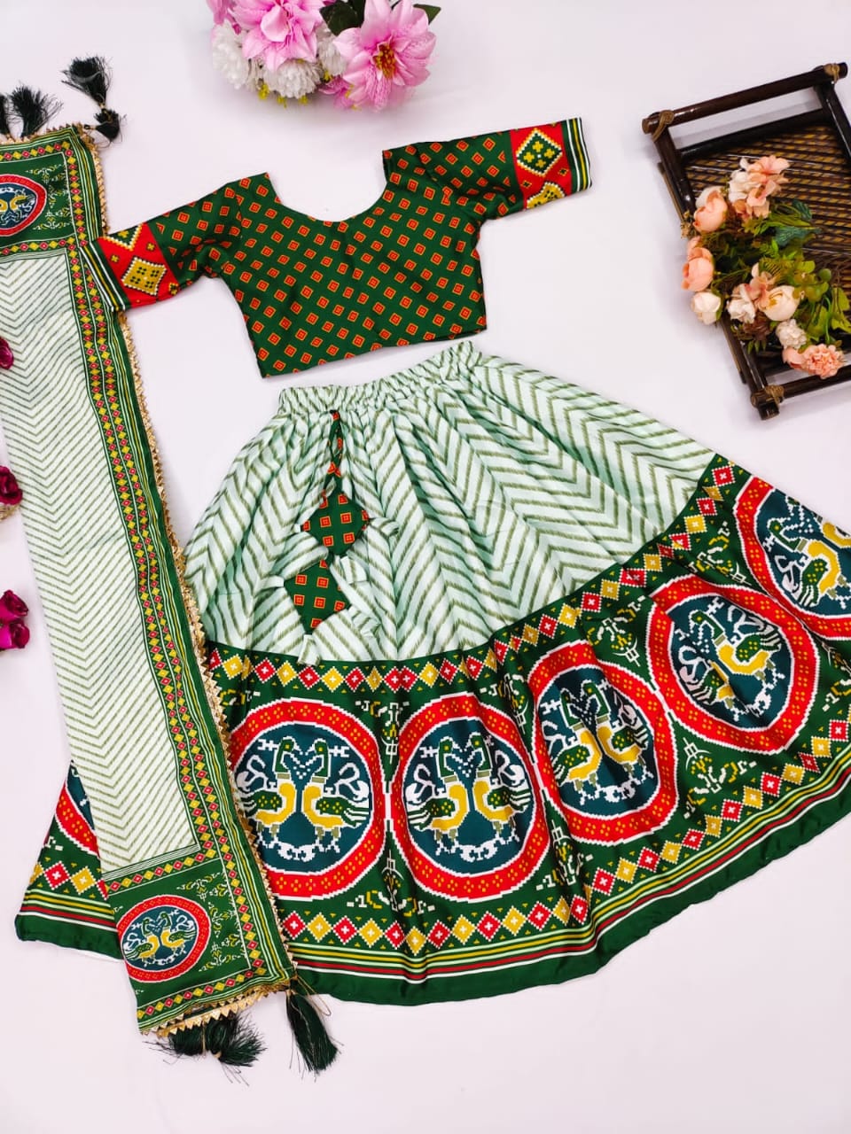 Rkt Rayon Thread Worked Kids Designer Indo Western Style Lehenga Choli  Collection Catalog