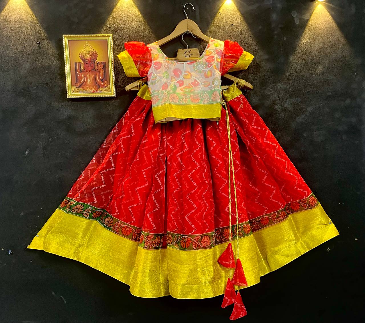 Festive Wear lehenga Choli Duppatta Set for Girls | eBay