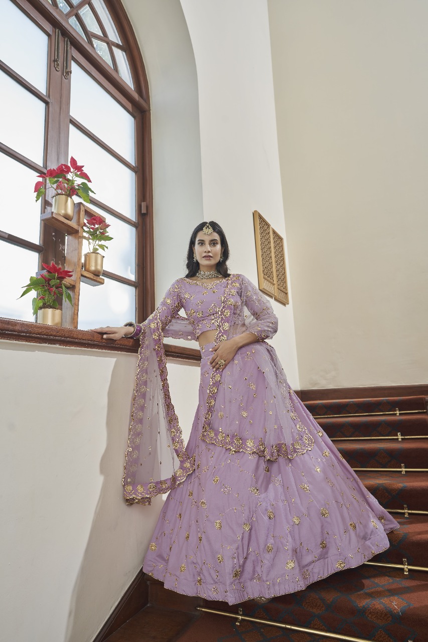 Latest designer purple color lehenga choli for wedding | Indian wedding  dress, Designer lehenga choli, Indian lehenga