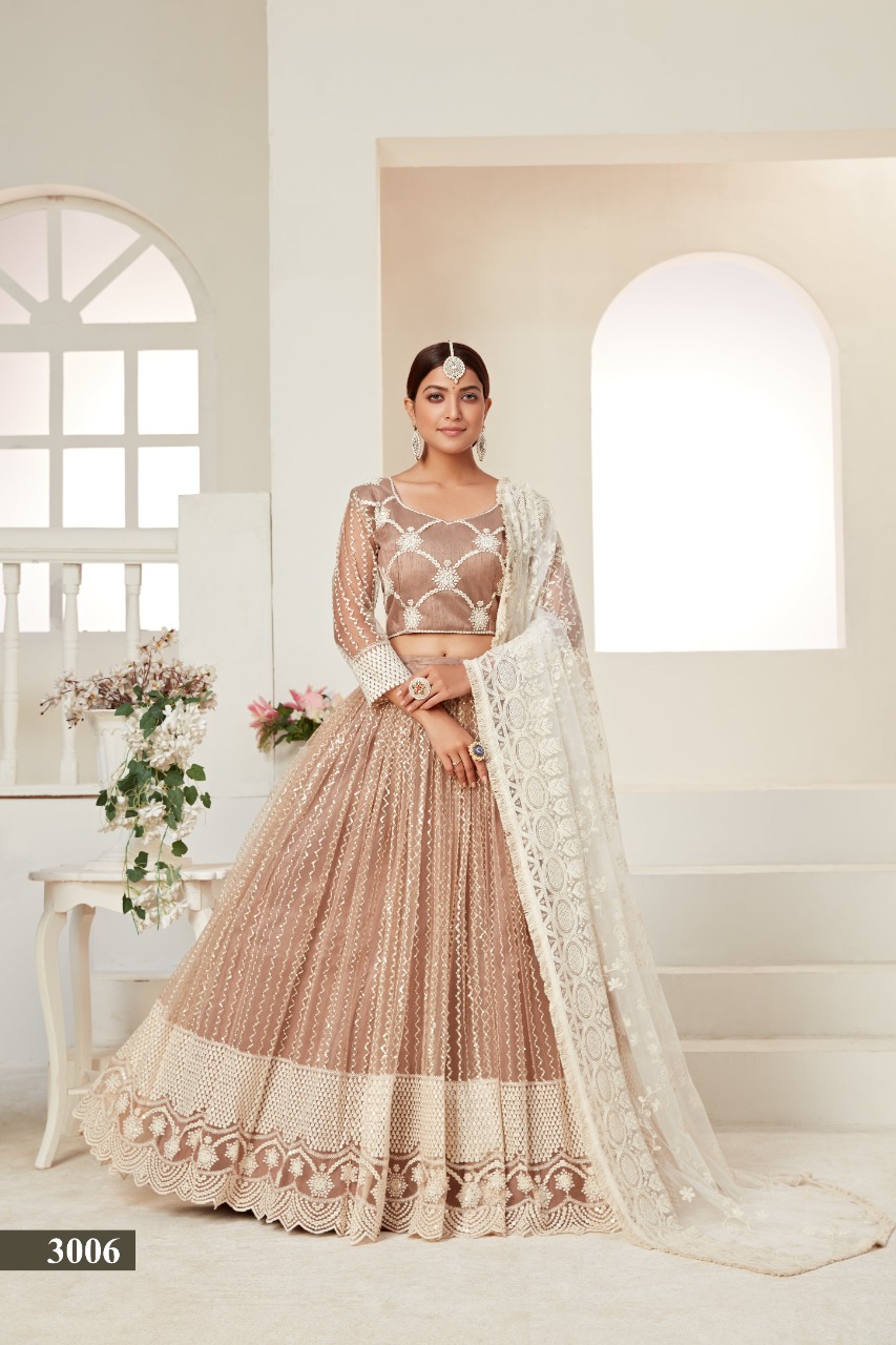 Buy Brown Color Lehenga Choli Online from our Latest Collection