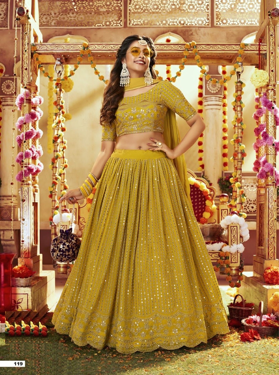 Tips To Flaunt Up The Simple Lehenga Designs For Women-anthinhphatland.vn
