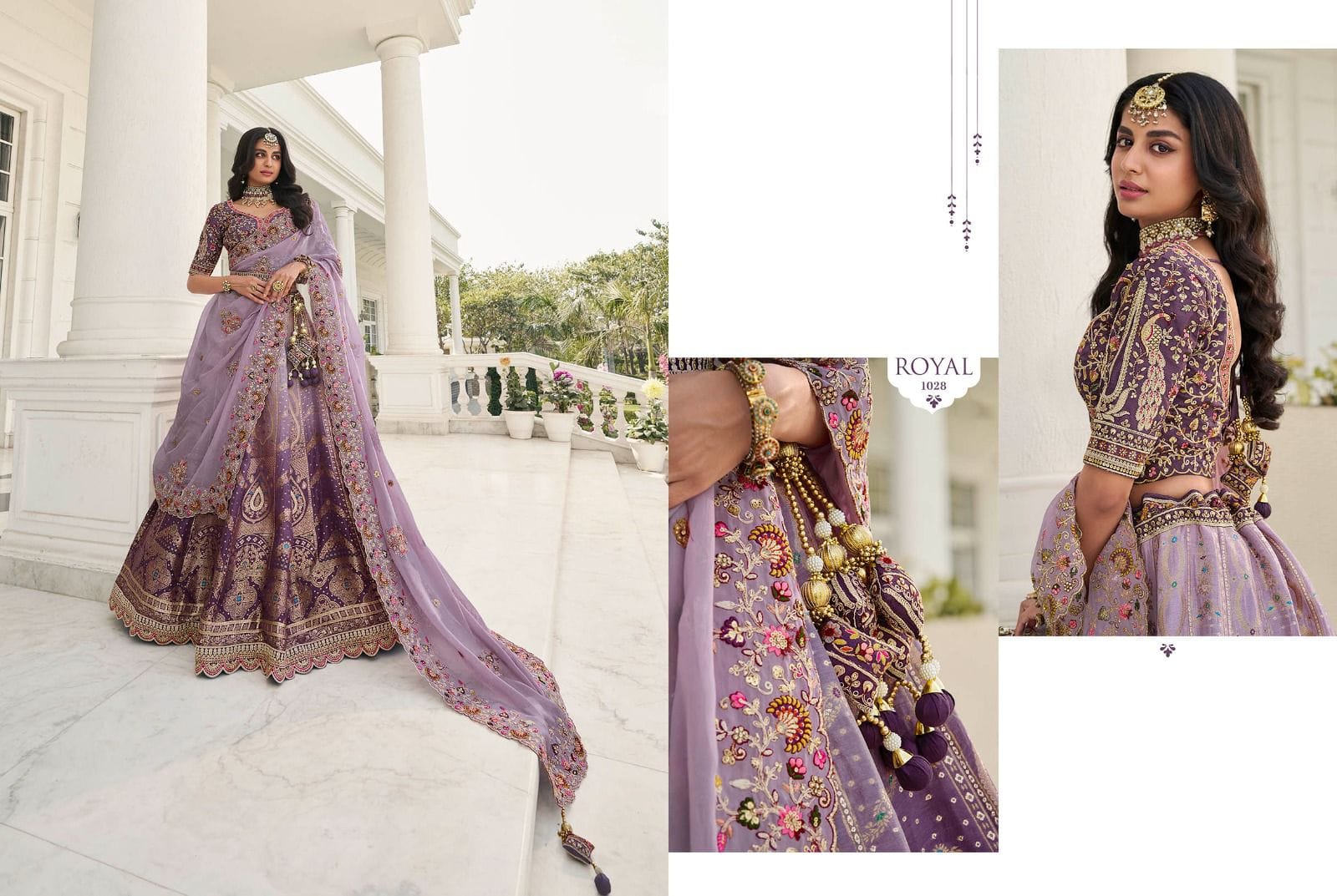 Indian Wine Colored Bridal Lehenga Choli at Best Price in Surat | Brightwin  Fashion