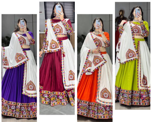 Colorful Navratri Traditional Chaniya Choli Collection 2k25 .